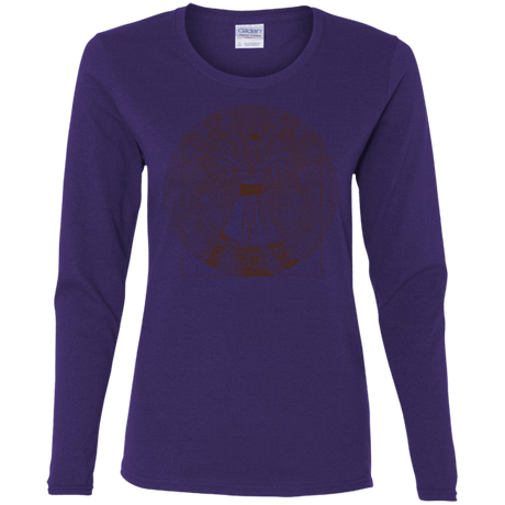 T-Shirts Purple / S Doctor Stranger Vitruvian Women's Long Sleeve T-Shirt