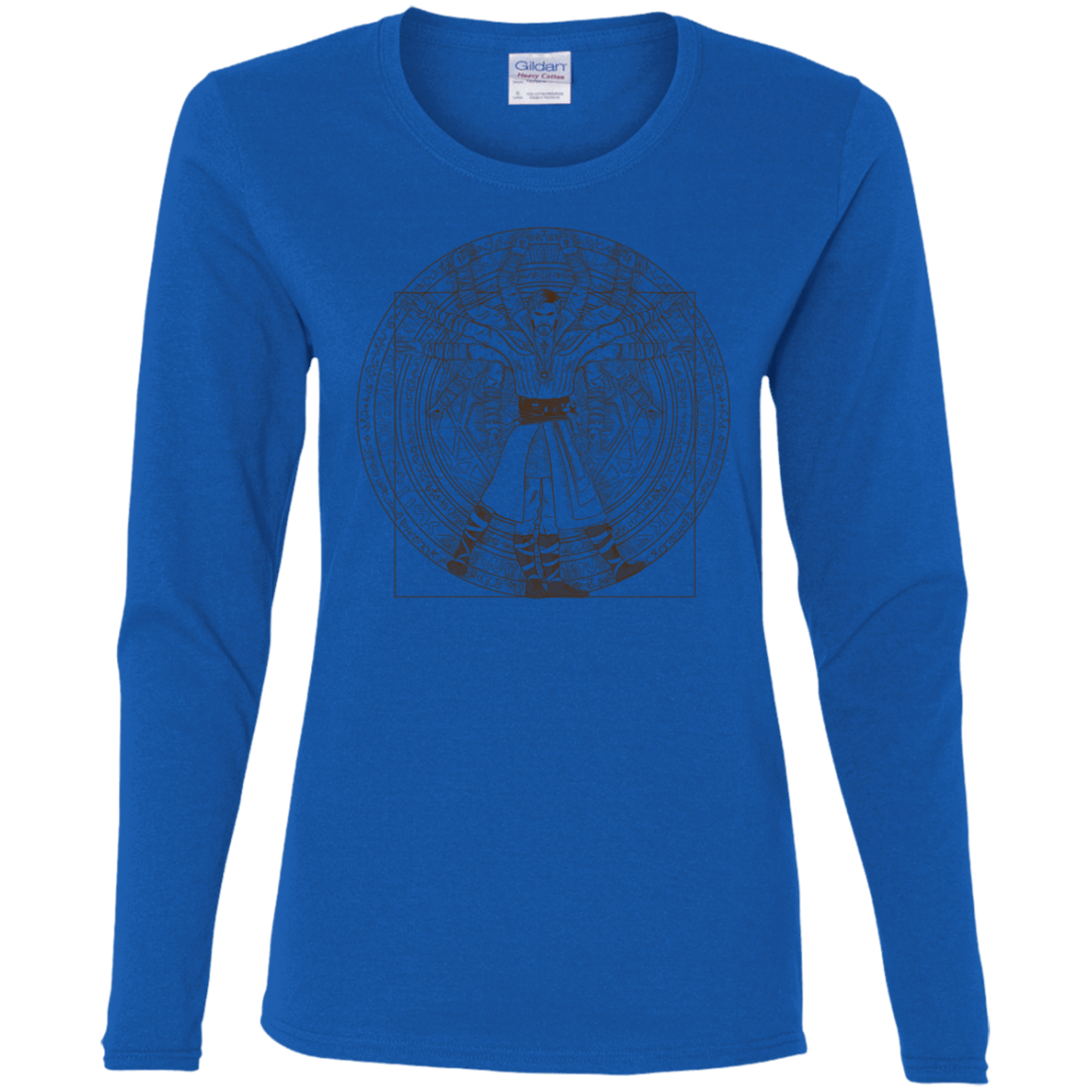 T-Shirts Royal / S Doctor Stranger Vitruvian Women's Long Sleeve T-Shirt