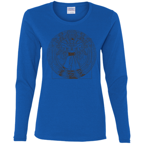 T-Shirts Royal / S Doctor Stranger Vitruvian Women's Long Sleeve T-Shirt