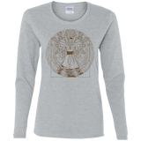 T-Shirts Sport Grey / S Doctor Stranger Vitruvian Women's Long Sleeve T-Shirt