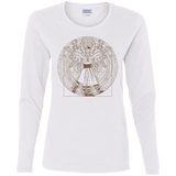 T-Shirts White / S Doctor Stranger Vitruvian Women's Long Sleeve T-Shirt