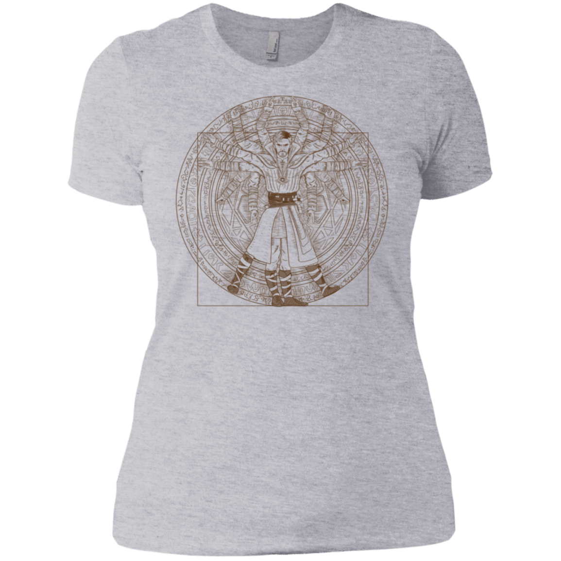 T-Shirts Heather Grey / X-Small Doctor Stranger Vitruvian Women's Premium T-Shirt