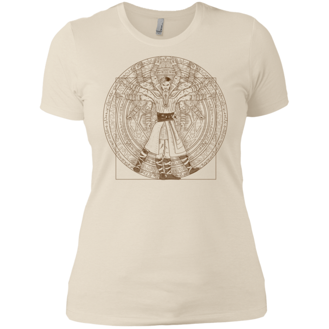 T-Shirts Ivory/ / X-Small Doctor Stranger Vitruvian Women's Premium T-Shirt