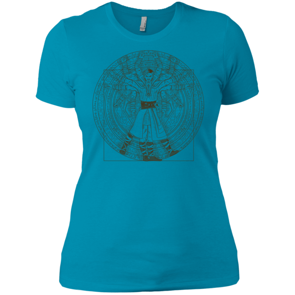 T-Shirts Turquoise / X-Small Doctor Stranger Vitruvian Women's Premium T-Shirt