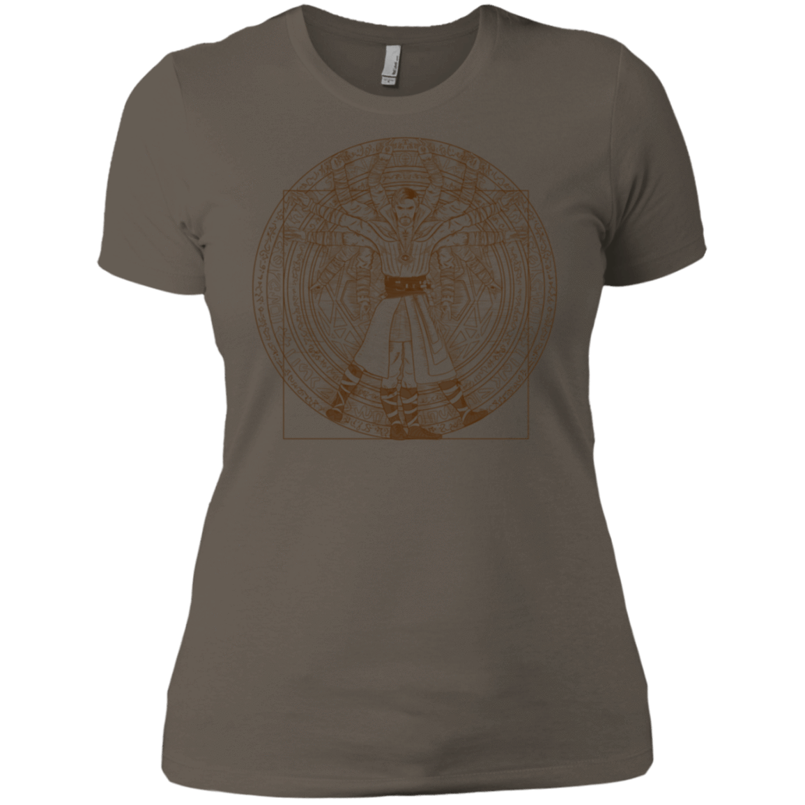 T-Shirts Warm Grey / X-Small Doctor Stranger Vitruvian Women's Premium T-Shirt