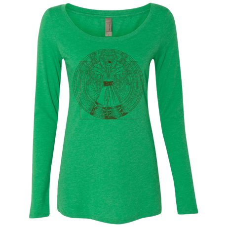 T-Shirts Envy / S Doctor Stranger Vitruvian Women's Triblend Long Sleeve Shirt