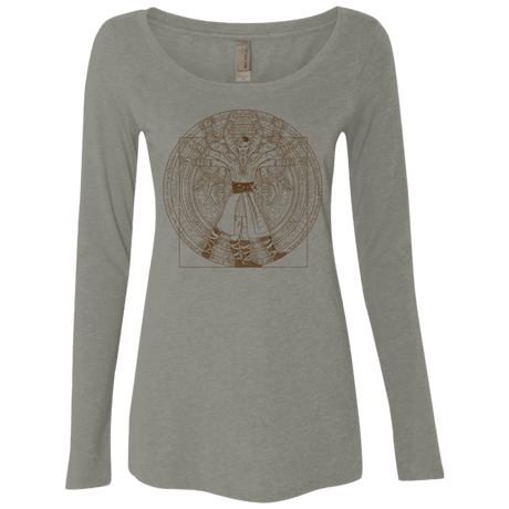 T-Shirts Venetian Grey / S Doctor Stranger Vitruvian Women's Triblend Long Sleeve Shirt