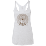 T-Shirts Heather White / X-Small Doctor Stranger Vitruvian Women's Triblend Racerback Tank