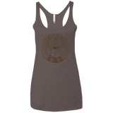 T-Shirts Macchiato / X-Small Doctor Stranger Vitruvian Women's Triblend Racerback Tank