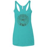 T-Shirts Tahiti Blue / X-Small Doctor Stranger Vitruvian Women's Triblend Racerback Tank