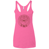 T-Shirts Vintage Pink / X-Small Doctor Stranger Vitruvian Women's Triblend Racerback Tank