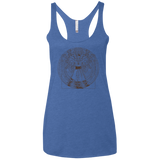 T-Shirts Vintage Royal / X-Small Doctor Stranger Vitruvian Women's Triblend Racerback Tank