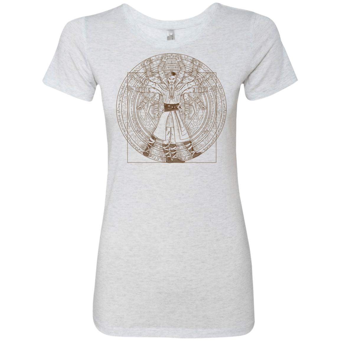 T-Shirts Heather White / S Doctor Stranger Vitruvian Women's Triblend T-Shirt