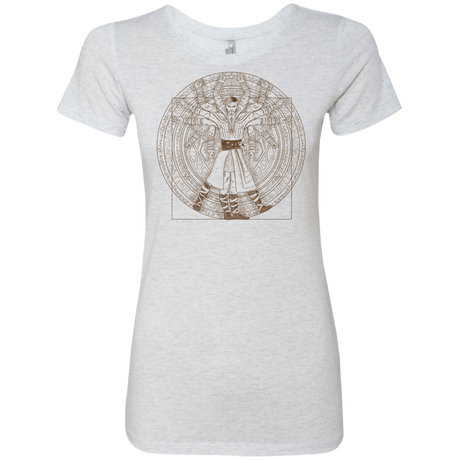 T-Shirts Heather White / S Doctor Stranger Vitruvian Women's Triblend T-Shirt
