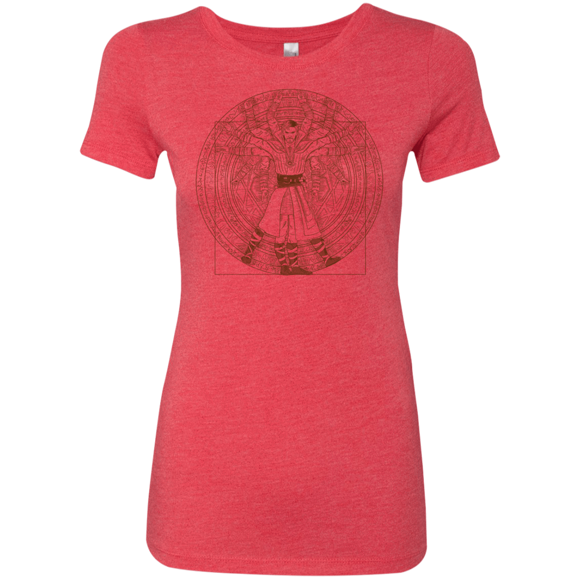 T-Shirts Vintage Red / S Doctor Stranger Vitruvian Women's Triblend T-Shirt