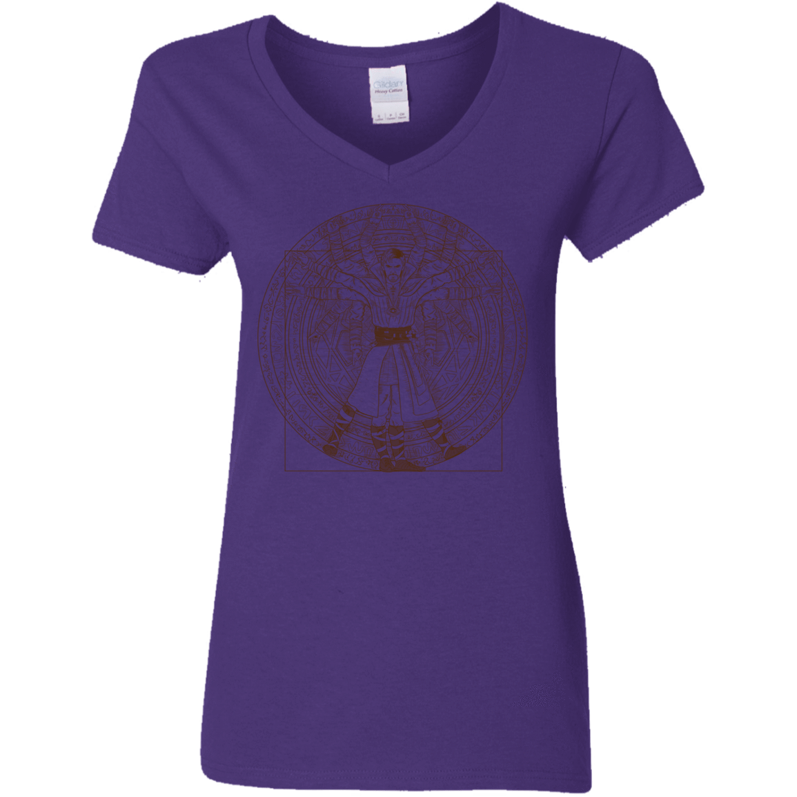 T-Shirts Purple / S Doctor Stranger Vitruvian Women's V-Neck T-Shirt