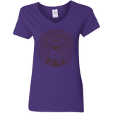 T-Shirts Purple / S Doctor Stranger Vitruvian Women's V-Neck T-Shirt