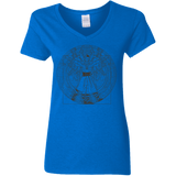 T-Shirts Royal / S Doctor Stranger Vitruvian Women's V-Neck T-Shirt