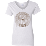 T-Shirts White / S Doctor Stranger Vitruvian Women's V-Neck T-Shirt