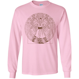 T-Shirts Light Pink / YS Doctor Stranger Vitruvian Youth Long Sleeve T-Shirt