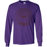 T-Shirts Purple / YS Doctor Stranger Vitruvian Youth Long Sleeve T-Shirt