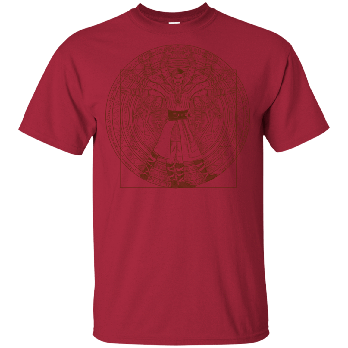 T-Shirts Cardinal / YXS Doctor Stranger Vitruvian Youth T-Shirt