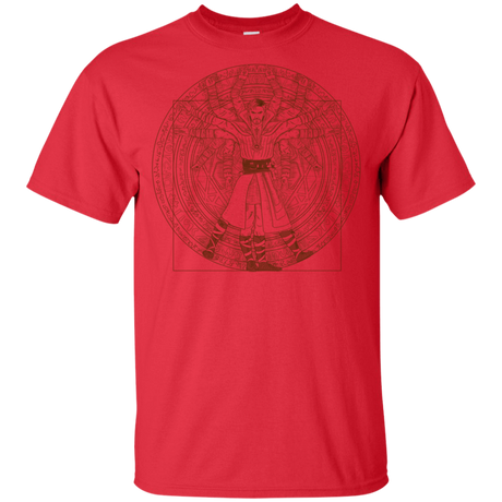 T-Shirts Red / YXS Doctor Stranger Vitruvian Youth T-Shirt