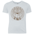 T-Shirts Heather White / YXS Doctor Stranger Vitruvian Youth Triblend T-Shirt