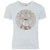 T-Shirts Heather White / YXS Doctor Stranger Vitruvian Youth Triblend T-Shirt