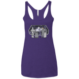 T-Shirts Purple / X-Small Doctor strikes back Women's Triblend Racerback Tank