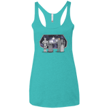 T-Shirts Tahiti Blue / X-Small Doctor strikes back Women's Triblend Racerback Tank