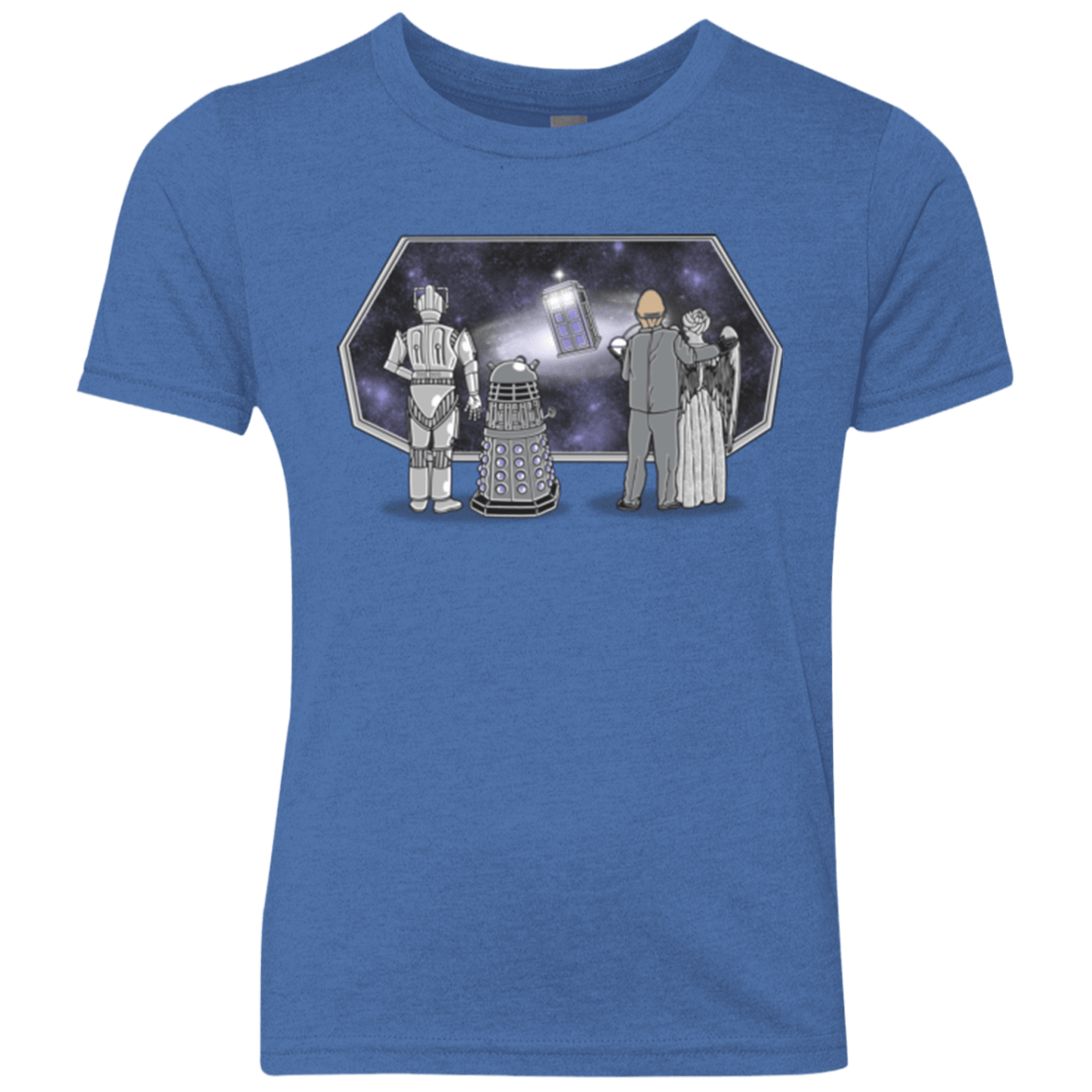 T-Shirts Vintage Royal / YXS Doctor strikes back Youth Triblend T-Shirt