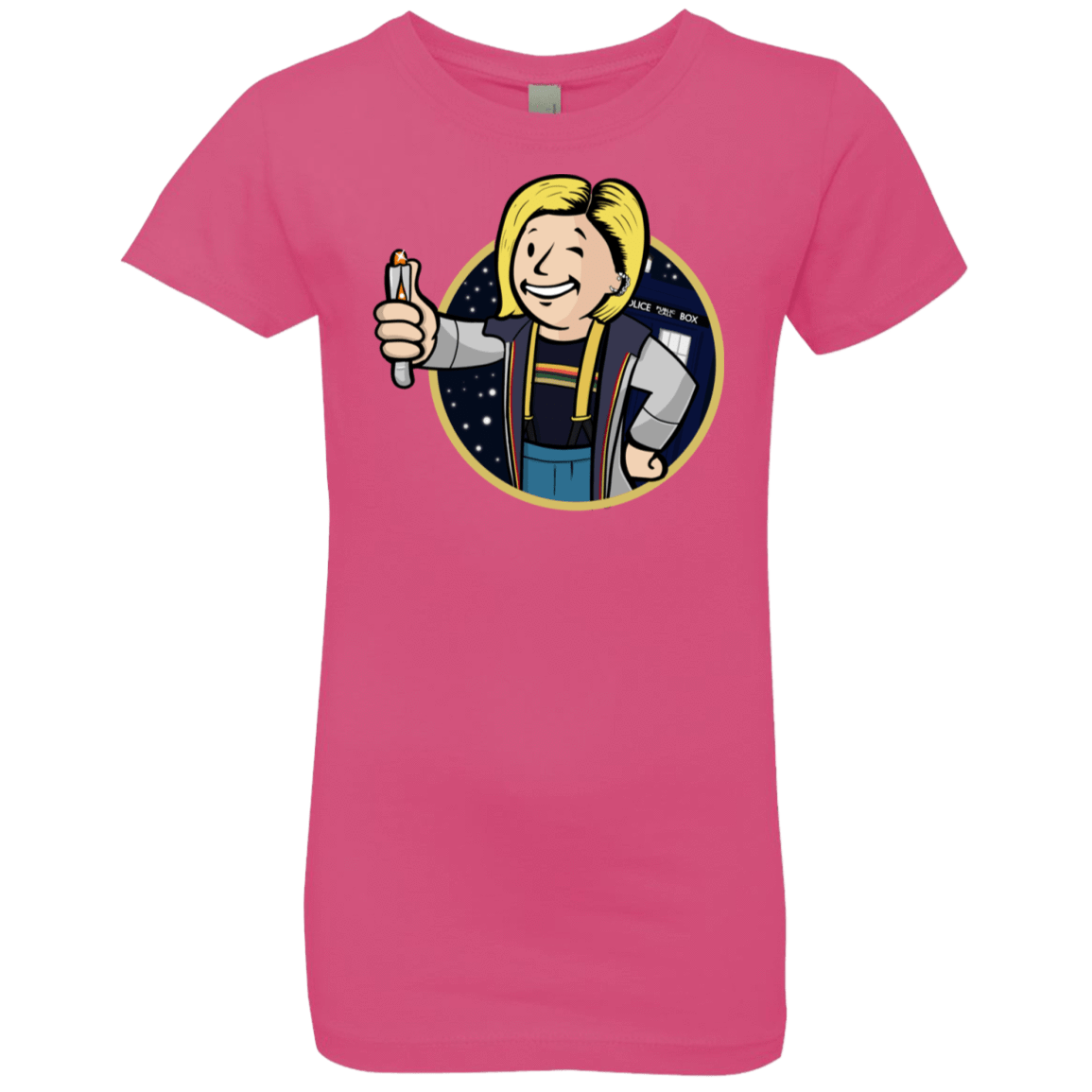 T-Shirts Hot Pink / YXS Doctor Vault Girls Premium T-Shirt