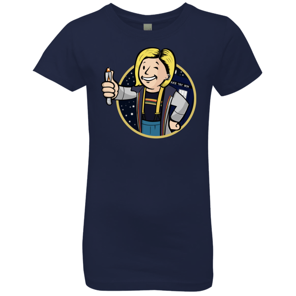 T-Shirts Midnight Navy / YXS Doctor Vault Girls Premium T-Shirt