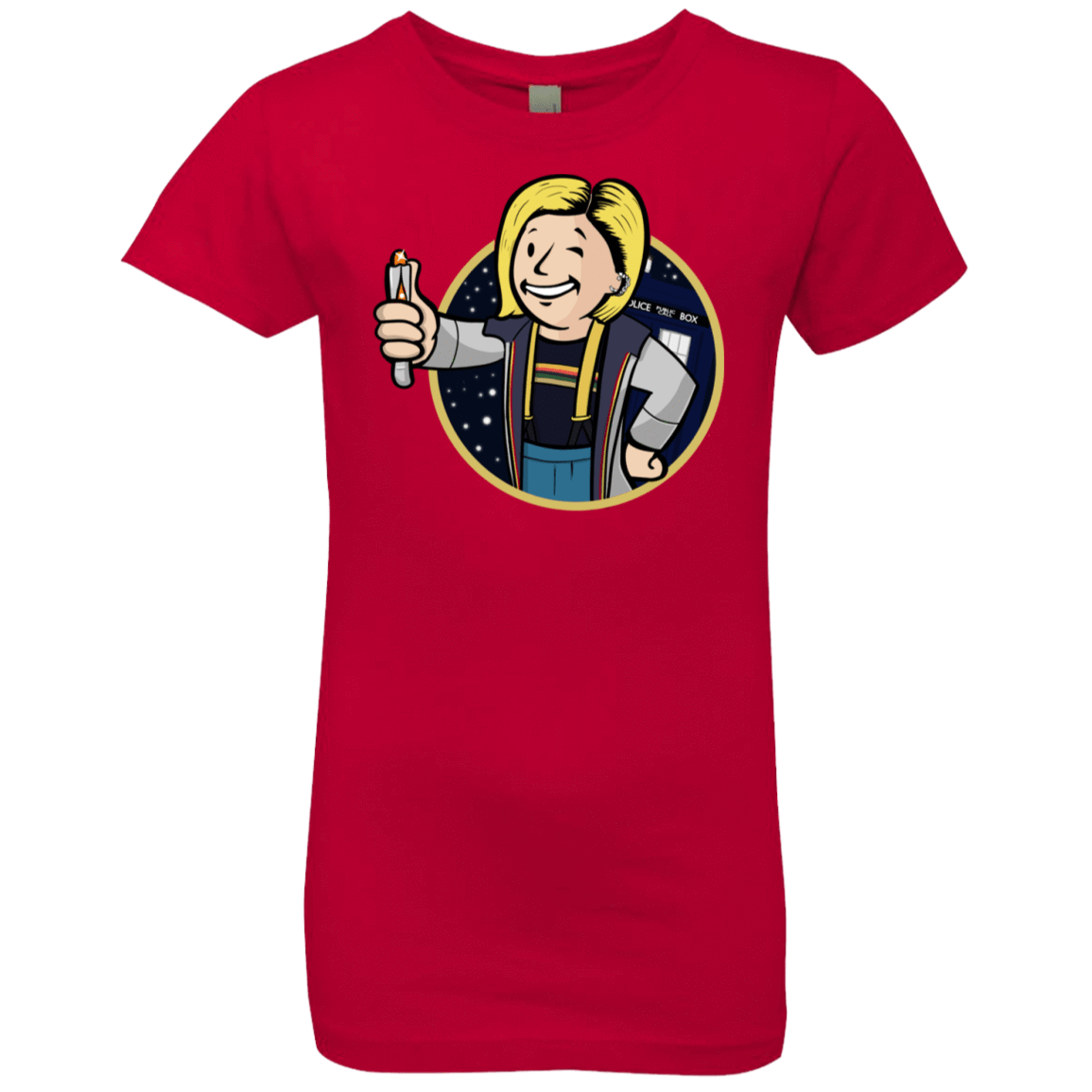 T-Shirts Red / YXS Doctor Vault Girls Premium T-Shirt