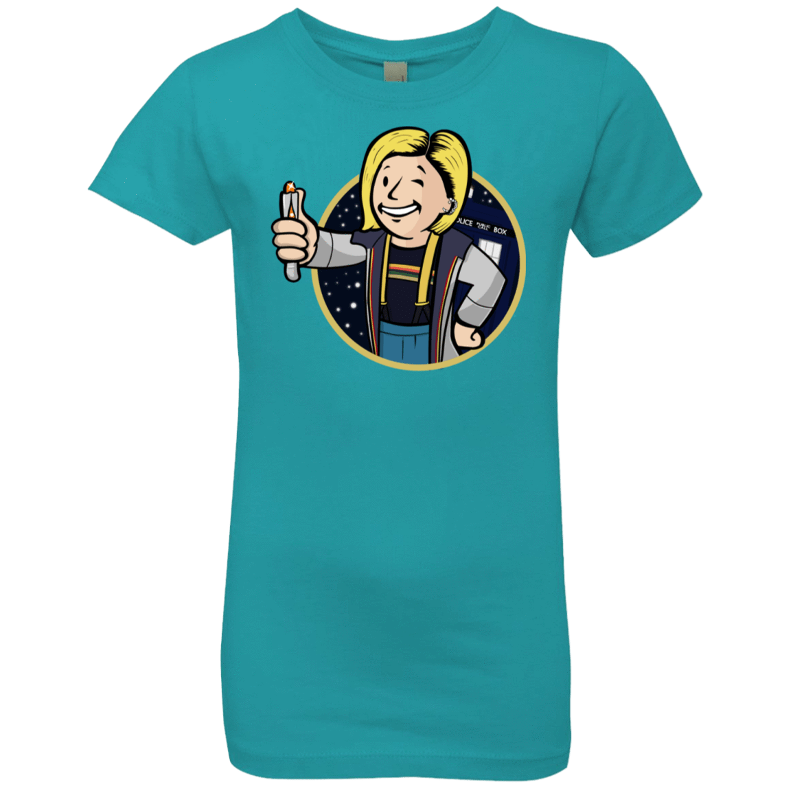 T-Shirts Tahiti Blue / YXS Doctor Vault Girls Premium T-Shirt