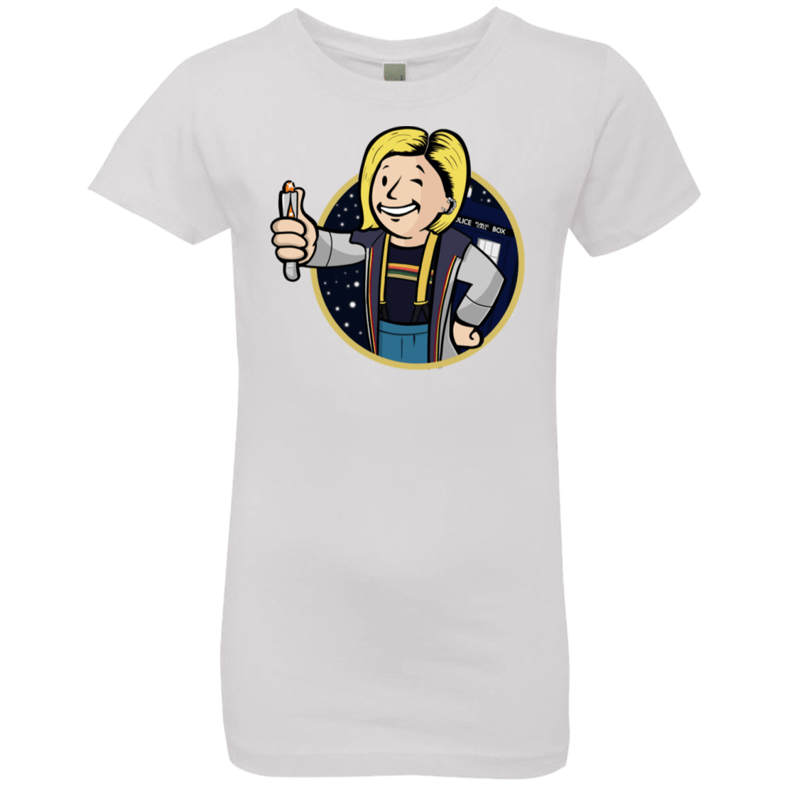 T-Shirts White / YXS Doctor Vault Girls Premium T-Shirt