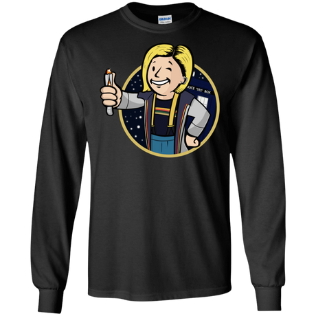 T-Shirts Black / S Doctor Vault Men's Long Sleeve T-Shirt