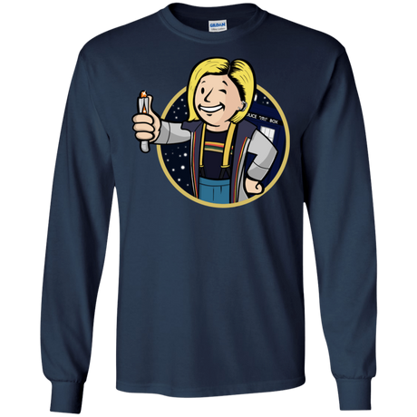 T-Shirts Navy / S Doctor Vault Men's Long Sleeve T-Shirt