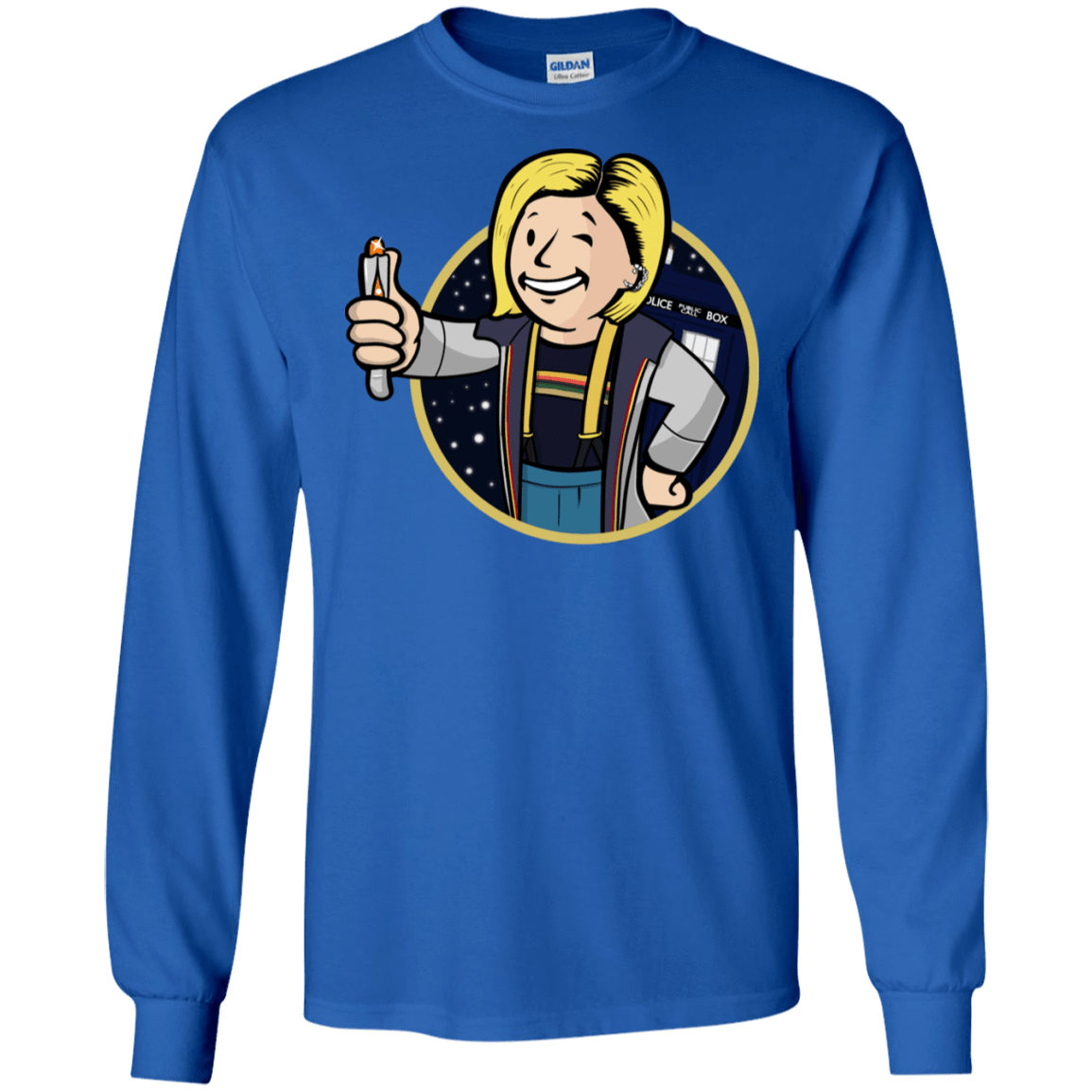 T-Shirts Royal / S Doctor Vault Men's Long Sleeve T-Shirt