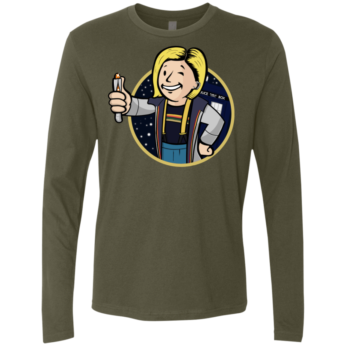 T-Shirts Military Green / S Doctor Vault Men's Premium Long Sleeve