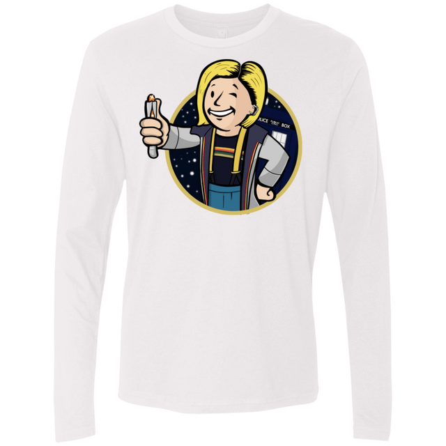 T-Shirts White / S Doctor Vault Men's Premium Long Sleeve