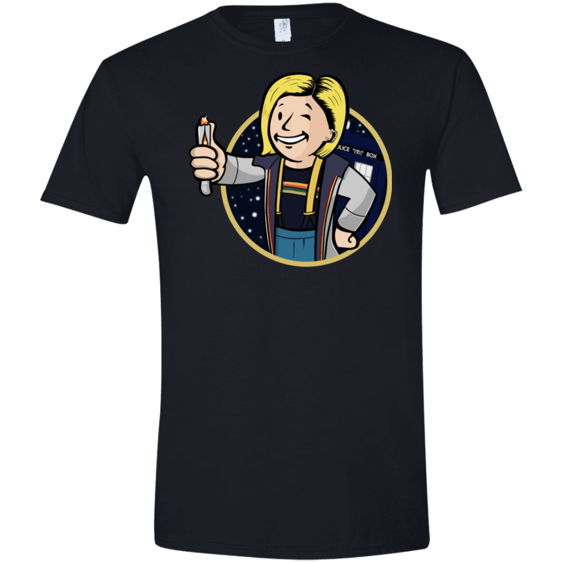 T-Shirts Black / X-Small Doctor Vault Men's Semi-Fitted Softstyle