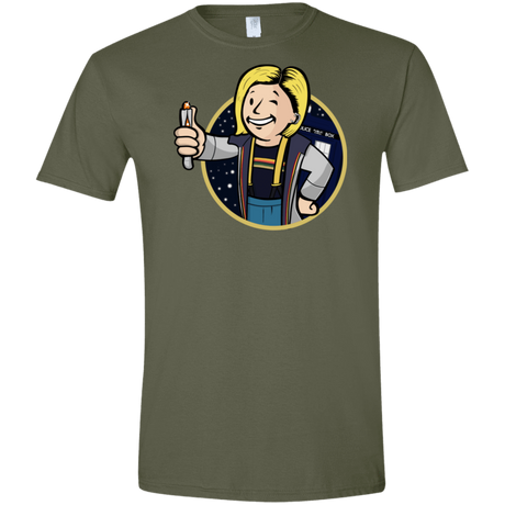 T-Shirts Military Green / S Doctor Vault Men's Semi-Fitted Softstyle