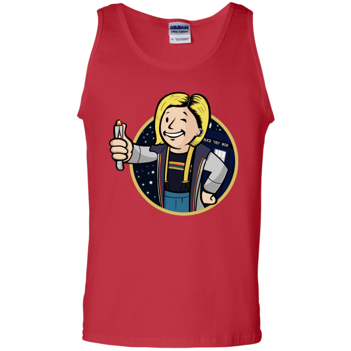T-Shirts Red / S Doctor Vault Men's Tank Top