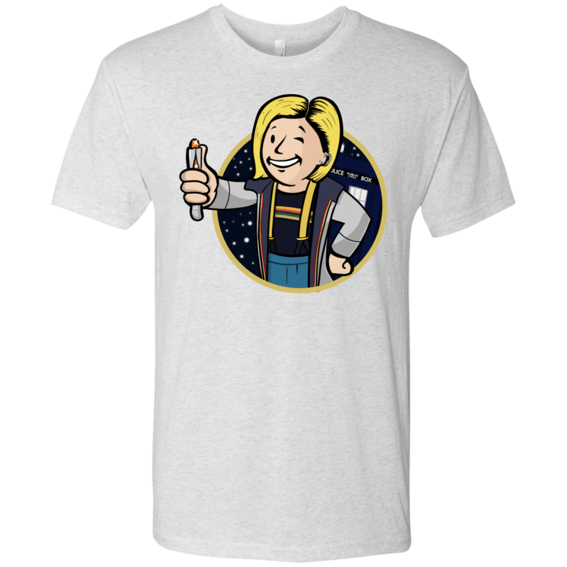 T-Shirts Heather White / S Doctor Vault Men's Triblend T-Shirt
