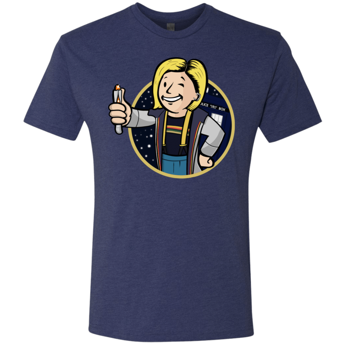 T-Shirts Vintage Navy / S Doctor Vault Men's Triblend T-Shirt