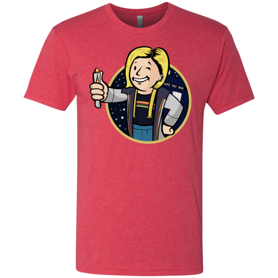 T-Shirts Vintage Red / S Doctor Vault Men's Triblend T-Shirt