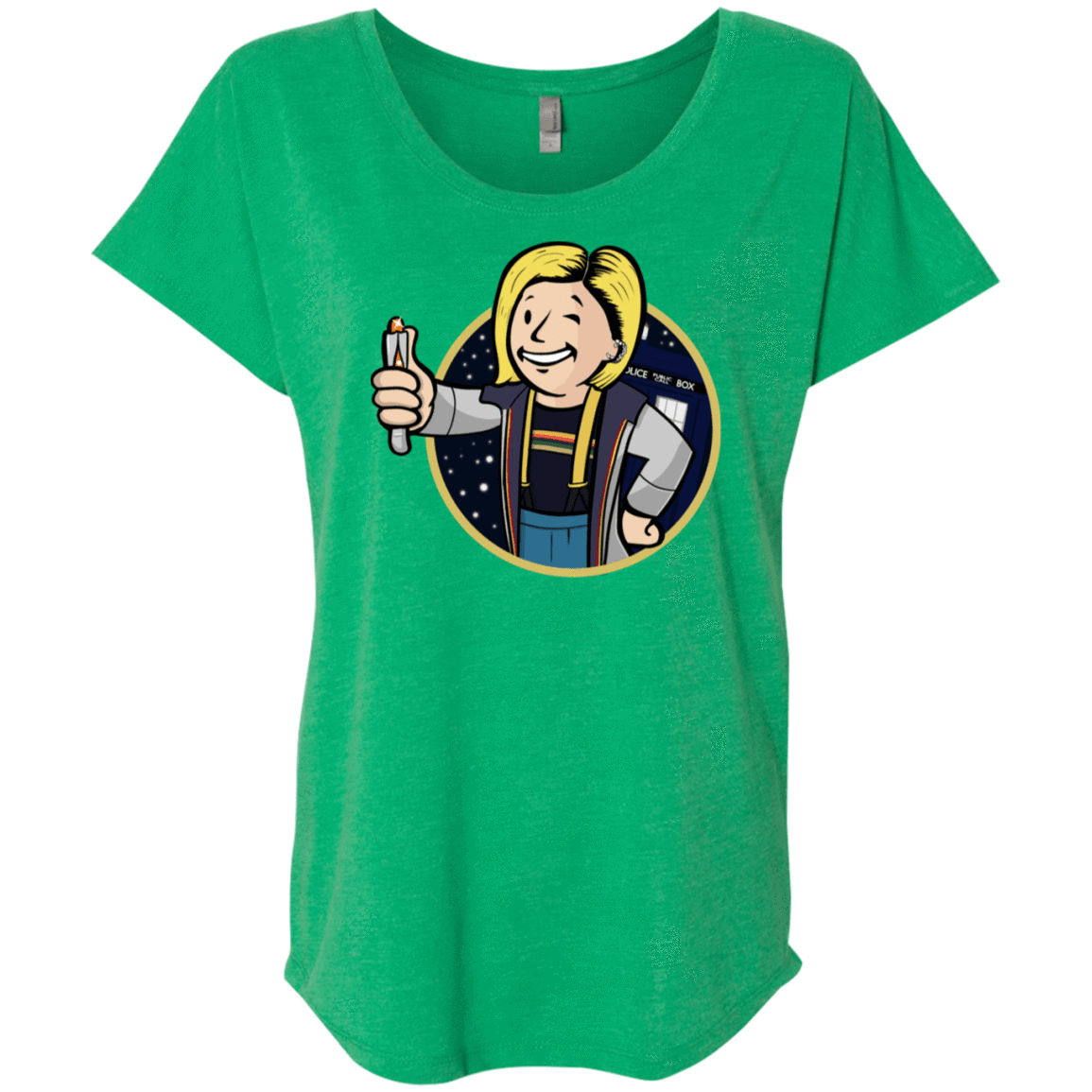 T-Shirts Envy / X-Small Doctor Vault Triblend Dolman Sleeve