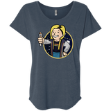 T-Shirts Indigo / X-Small Doctor Vault Triblend Dolman Sleeve